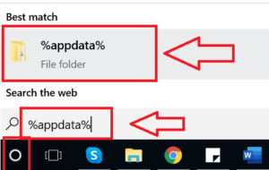 access appdata folder